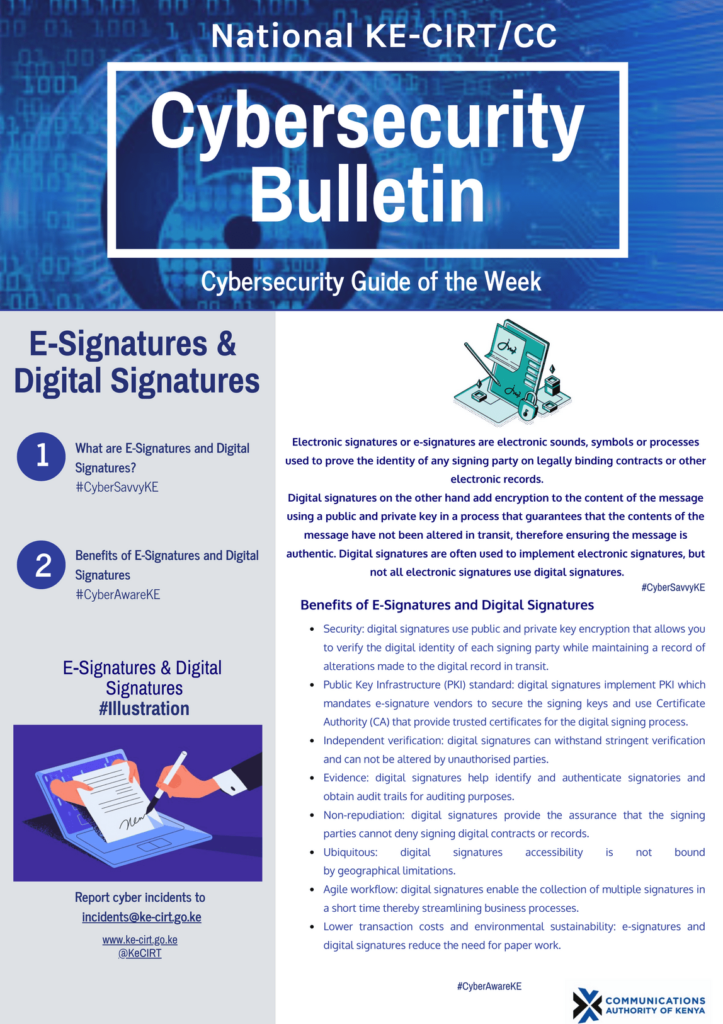 E-Signatures & Digital Signatures