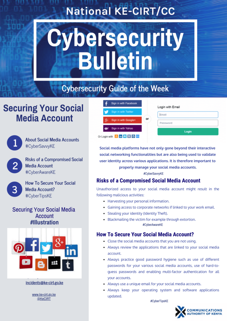 Securing your Social Media Account