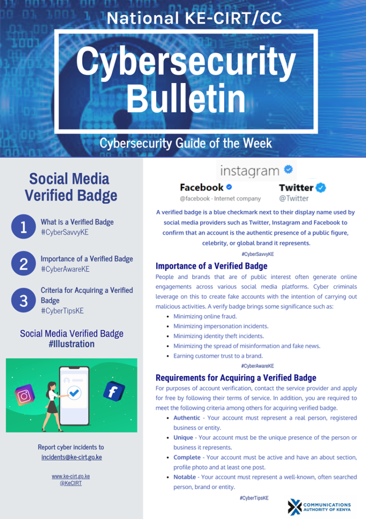 Social Media Verified Badge